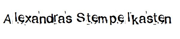 Alexandras Stempelkasten字体