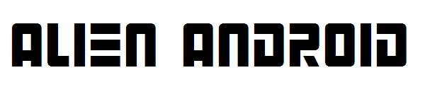Alien Android字体