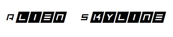 Alien Skyline字体