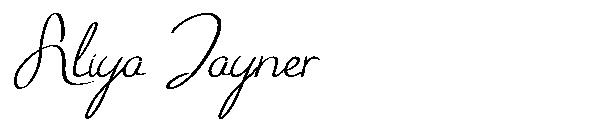 Aliya Jayner字体
