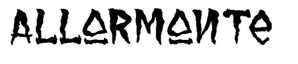 Allarmante字体