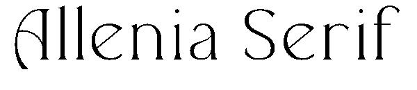 Allenia Serif字体