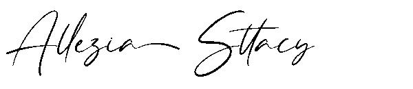 Allezia Sttacy字体