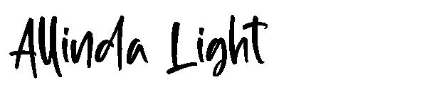 Allinda Light字体