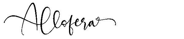 Allofera字体
