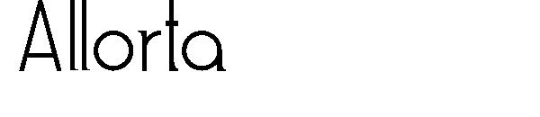 Allorta字体
