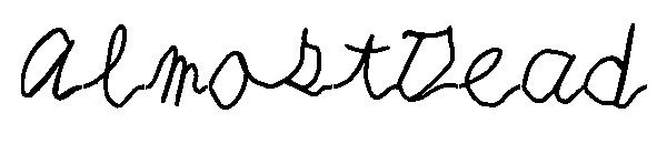 AlmostDead字体