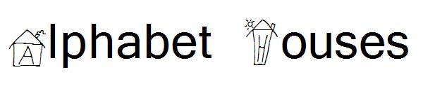 Alphabet Houses字体