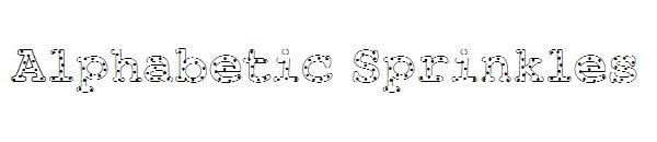 Alphabetic Sprinkles字体