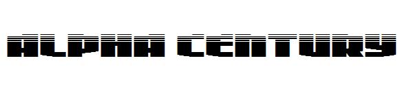 Alpha Century字体