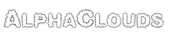 AlphaClouds字体