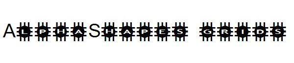 AlphaShapes grids字体