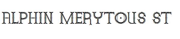 Alphin Merytous St字体