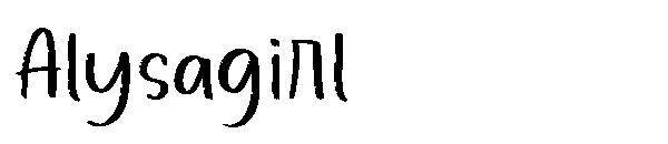Alysagirl字体