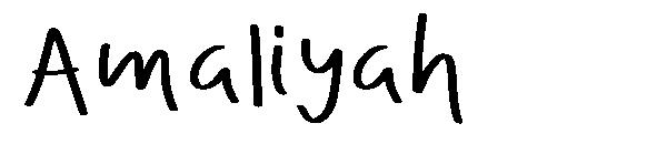 Amaliyah字体