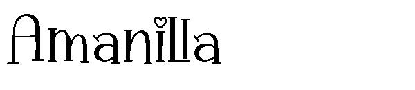 Amanilla字体