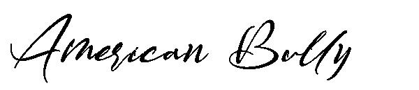 American Bully字体