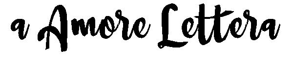 a Amore Lettera字体