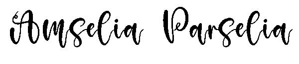 Amselia Parselia字体
