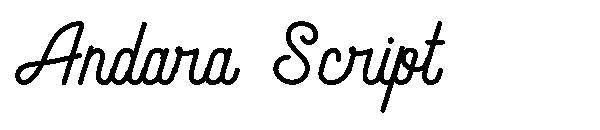 Andara Script字体