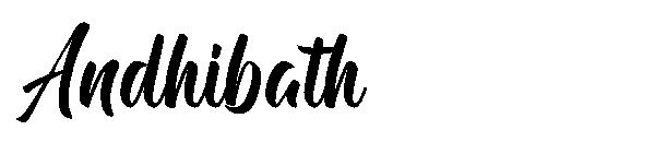 Andhibath字体