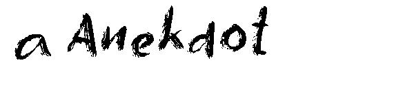 a Anekdot字体