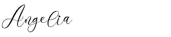 Angelia字体