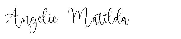 Angelic Matilda字体