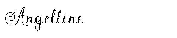 Angelline字体