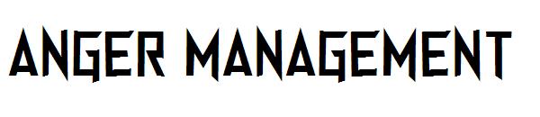 Anger Management字体