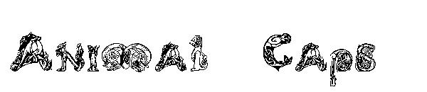 Animal Caps字体