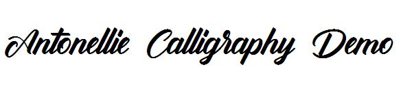 Antonellie Calligraphy Demo字体