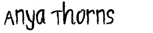 Anya Thorns字体