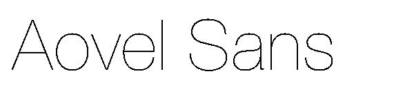 Aovel Sans字体
