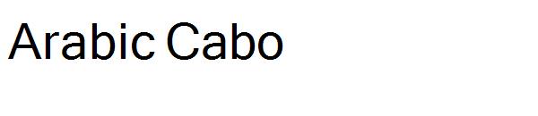Arabic Cabo字体