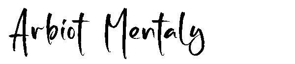 Arbiot Mentaly字体