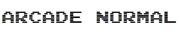 Arcade Normal字体