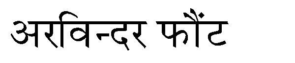 ArivNdr POMt字体