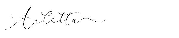Arletta字体