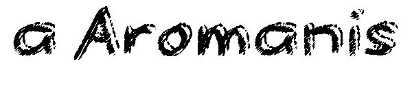 a Aromanis字体