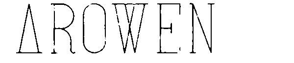 AROWEN字体