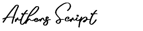 Arthens Script字体