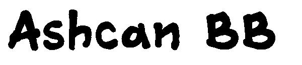 Ashcan BB字体
