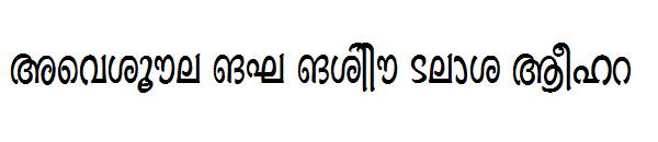 Ashique ML Minnu Semi Bold字体
