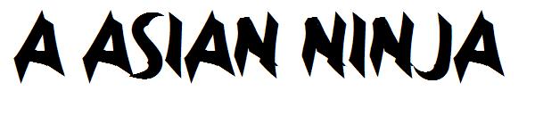 a Asian Ninja字体