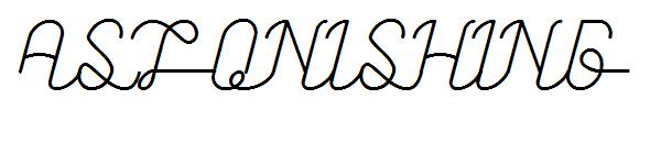 ASTONISHING字体