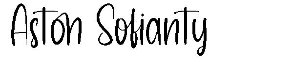 Aston Sofianty字体