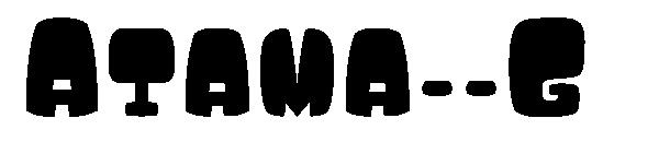 Atama__G字体