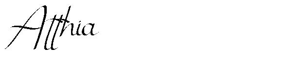 Atthia字体