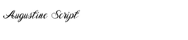 Augustine Script字体